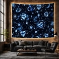 thumbnail image 6 of Moon Stars Cosmic with Faint Wispy Nebula Clouds, Mystical Fantasy for Space Lovers, Galaxy Room Decor, Valentine'S Day Gift, Tapestry Wall Hanging for Bedroom and Dorm, 6 of 7