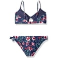 thumbnail image 2 of Roxy Girls Swimwear Surf The Desert Floral Tie Bikini Set, 2 of 3