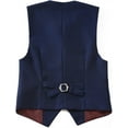 thumbnail image 3 of Yumcute 3 Piece Boys' Formal Suit Vest Set with Bowtie and Tie, 3 of 8