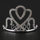thumbnail image 2 of 1 Pieza Tiara Mini Princesa de Cristal para Damas de Honores para Casamiento Prom Plata, 2 of 9