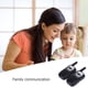 thumbnail image 3 of Btafrte 2 Uds Mini Walkie Talkie 5km UHF 2 Vías Radio Inalámbrico para Aficionados (negro), 3 of 9