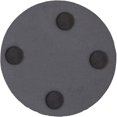 thumbnail image 2 of Ardoise, 4 Pouces 12 Pcs Ensemble de Pierres Rondes Noires Rustiques avec Support Anti-Rayures pour Boissons de Bar, Maison, Cuisine, 2 of 7