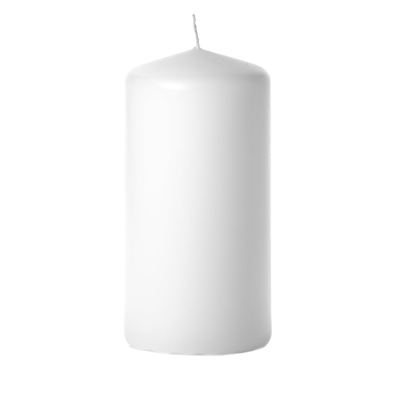1 Pc 3x6 White Pillar Candles Unscented 3 in. diameterx6 in. tall