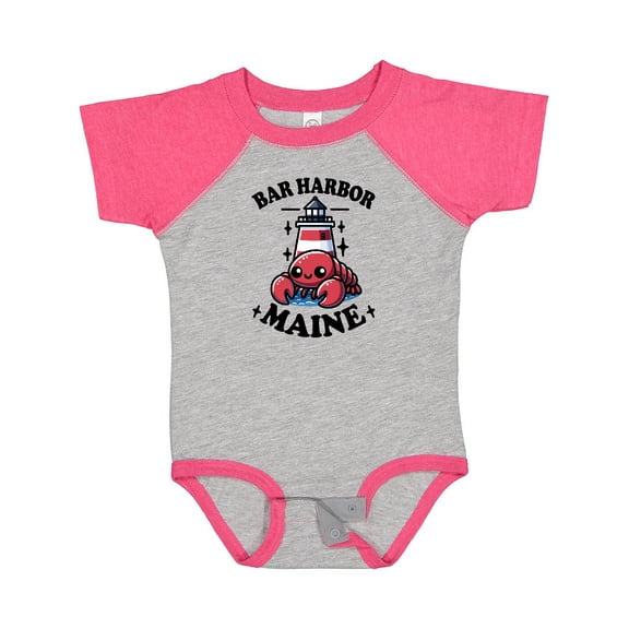 Inktastic Bar Harbor Maine Lobster Boys or Girls Baby Bodysuit