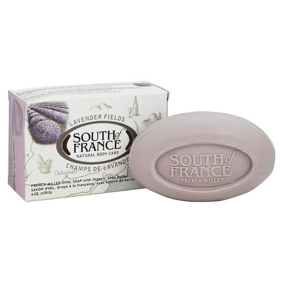 South of France - French Milled Vegetable Bar Soap Lavender Fields - 6 oz.