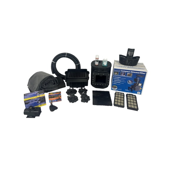 HALF OFF PONDS Savio Select 3,000 GPH Submersible Pump Pond Kit with 15' x 25' EPDM Rubber Pond Liner for Water Garden & Koi Pond
