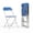 Blue, variant on Hercules Set of 10 Indoor/Outdoor Heavy-Duty Plastic Folding Chairs, Foldable Commercial Stacking Chairs with 650-lb. Static Weight Capacity, White