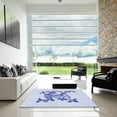 thumbnail image 7 of Ahgly Company Machine Washable Indoor Rectangle Transitional Lavender Blue Area Rugs, 2' x 3', 7 of 7