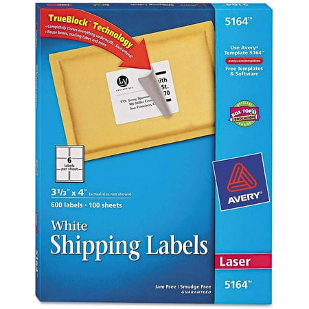 avery shipping labels with trueblock technology 3 1 3 quot x avery 4 x 6 labels