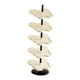 thumbnail image 4 of Zapatero vertical organizador de almacenamiento de esquina fácil de montar antideslizante ahorra espacio 5 niveles, 4 of 9