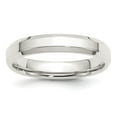 thumbnail image 4 of 925 Sterling Silver 4mm Bevel Edge Band Ring Size 13.5, 4 of 7