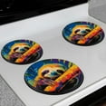 thumbnail image 7 of Gas Stove Burner Cover,Electric Stove Top Protector,Easy to Clean,Sloth in a Tropical Paradise of Colors, 7 of 7