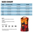thumbnail image 4 of Kdxio Marigold Flowers In Different Colors for Men's Muscle T-shirt,Sleeveless for Workout Running Athletic Gym Lounge Casual, 4 of 5