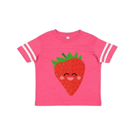 

Inktastic Strawberry Kawaii Gift Toddler Boy or Toddler Girl T-Shirt