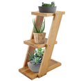 thumbnail image 1 of Yosoo Plant Stand Shelf Small Flower Pots Holder Display Rack for Succulent Cactus Flower 3 Tier Indoor Outdoor Desk Decor Bamboo, 1 of 7