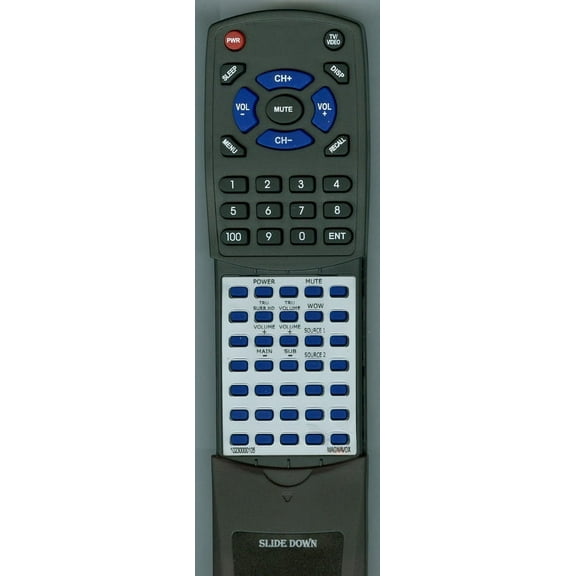 Replacement Remote for MAGNAVOX 1023-0000105, 10230000105, RT10230000105, MSB5305, MSB5305F7