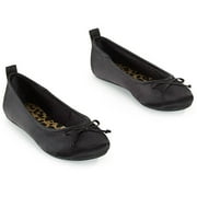 Girls' Satin Ballet Flats