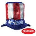 thumbnail image 3 of Glitz 'N Gleam Uncle Sam Top Hat, 3 of 3