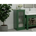 thumbnail image 2 of 100% Solid Wood 16.5" Bathroom Cabinet with Frosted Glass Door, 2 of 5