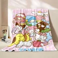 thumbnail image 3 of Sanrio Cartoon Character Hello Kitty Blanket Flannel Fluffy Soft Throw Camping Blanket for Children Sofa Throw Blanket Gift, 3 of 6