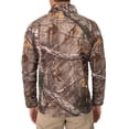 thumbnail image 3 of Realtree & Mossy Oak Men's Fleece Performance Camo 1/4 Zip Jacket, 3 of 7
