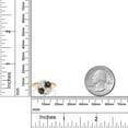 thumbnail image 3 of Gem Stone King 18K Yellow Gold Plated Silver Moissanite and Green Mystic Topaz Ring for Women (2.28 Cttw, Heart Shape 5MM, Gemstone Birthstone, Size 7), 3 of 3