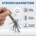 thumbnail image 2 of Magnets, 120 Pcs 8mm x 2mm Neodymium Magnet, Rare Earth Magnetic Discs for Fridge, Whiteboard, Office, Science Projects, DIY Crafts, School, 2 of 7