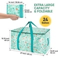 thumbnail image 2 of 6-Pack Oversized Moving Bags with Reinforced Handles, Heavy-Duty Storage Tote for Clothes, Moving Supplies (Spring Stroll, 6-Pack), 2 of 14