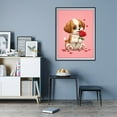 thumbnail image 7 of Diamond Art Kit for Adults, Puppy Holding Red Rose Cute Art Diamond Painting for Adults Beginners, DIY Diamond Art Painting Kits, 5D Diamond Painting Crafts for Home Decor 12x16 Frameless, 7 of 7