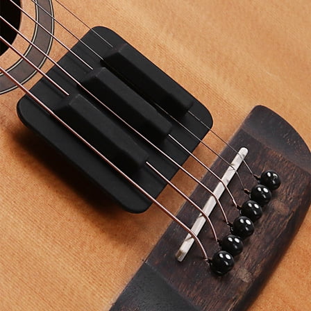 DINHEAROM Guitar Sound Hole Cover Silicone For Quiet Environments 1Pcs 3x2.3in