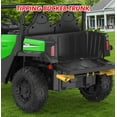 thumbnail image 3 of Lumiparty 24V Electric Ride on Dump Truck for Kids, 2-Seater 4WD Remote Control Car with Electric Dump Bed & Shovel, LED Lights, Music Player, Max Speed 5Mph, for Boys & Girls, Green, 3 of 8