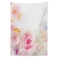 thumbnail image 3 of Ambesonne Shabby Flora Tablecloth Rectangular Table Cover, Pale Pink Roses, 52"x70", Pale Pink Hot Pink, 3 of 4