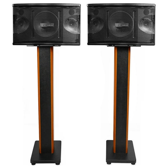 Pair Rockville KPS80 8" 3-Way 800 Watt Karaoke/Pro Speakers Furniture 36" Stands