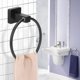 thumbnail image 3 of Anillo de toalla montado en la pared duradero Simple, toallero redondo para baño, soporte para colgador, Hardware, 3 of 11