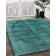 thumbnail image 3 of Ahgly Company Machine Washable Indoor Rectangle Industrial Modern Light Sea Green Area Rugs, 8' x 12', 3 of 7
