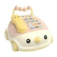 thumbnail image 4 of Jouets Téléphone Jouet d'Apprentissage pour Enfants Jouets Multifonctionnels Téléphone Pré-Éducation Jouet Multifonctionnel pour Enfants, Rose, 4 of 9