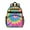 Rainbow Tie Dye, variant on Rainbow Tie Dye Mandala Pattern Backpack for School,Cute School Bag,Schoolbag with Adjustable Shoulder Straps & Padded Back,15.25"x11.5"x5.25"
