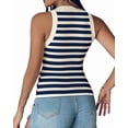 thumbnail image 2 of Tank Tops with Built in Bras Athletic Tank Tops for Women Ribbed Tank Top Fitness Workout Running Tops Blue  M, 2 of 7