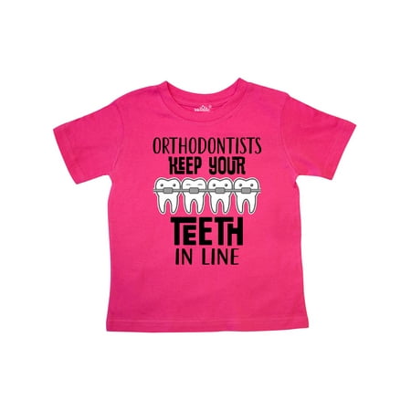 

Inktastic Funny Orthodontist Dental Quote Gift Toddler Boy or Toddler Girl T-Shirt