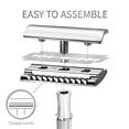 thumbnail image 3 of Old-Fashioned Manual Razor Metal Safety Razor with Razor Stand Eco Friendly and Reusable Razor Fits Most Double Edged Razor Blades, 3 of 8