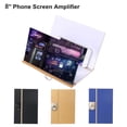 thumbnail image 4 of pitrice 8 inch Wood Phone Screen Magnifier Cell Phone 3D HD Movie Video Amplifier Foldable Holder Stand Bracket, 4 of 6