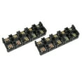 thumbnail image 3 of Block 2 Pcs Terminal Block Dual Rows 60A 600V Compact Terminal Block Barrier Strip with PC Shell for Power Distribution System, 3 of 7