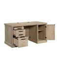 thumbnail image 2 of Pemberly Row 60" Engineered Wood Double Pedestal Desk in Prime Oak, 2 of 14