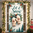 thumbnail image 3 of Festive Design Christmas Banner Joy Wreath to World for Holiday Celebration Indoor Outdoor, 3 of 9