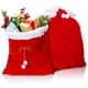 thumbnail image 5 of Bolsa de regalo navideña de terciopelo dorado | Bolsa decorativa roja para regalos | Tamaños: 70 x 100 cm o 50 x 70 cm | Decoración para el hogar y fiestas, 5 of 5
