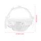 thumbnail image 2 of Romantic Petals Storage Basket Bowknot Decor Flower Girl Basket for Wedding HOMEMAXS 13941324-MX, 2 of 6