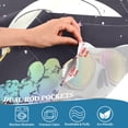 thumbnail image 3 of Yayeee Kitchen Curtains Tier Pair Light Filtering 27"x36" Rod Pocket Short Cafe Window Panel, White Skeleton, 3 of 7