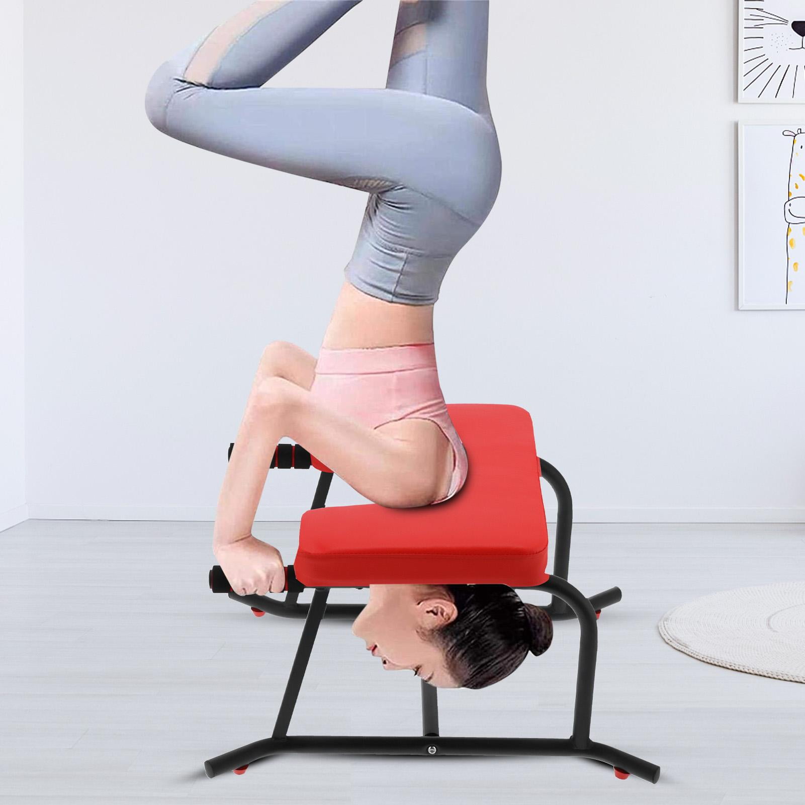Details about   Yoga Headstand Chair Fitness Headstander Stool Inversion Bench Workout Exercise 