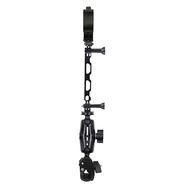 Soporte de extensión para manillar de bicicleta, monopie, cámara, teléfono móvil, largo