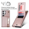 thumbnail image 4 of Crossbody Wallet Case Case For Samsung Galaxy S23 S22 Plus Note 20 Ultra With Card Slot Holder, Magnetic Flip Folio Purse Case, PU Leather Zipper Handbag With Detachable Lanyard Strap, 4 of 5